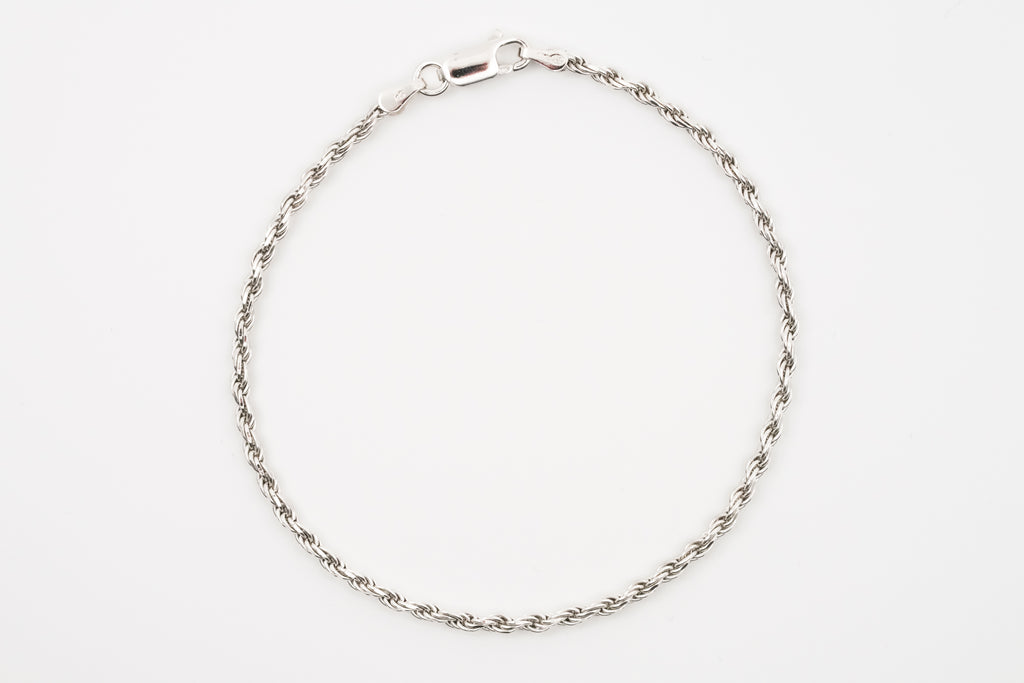 Rope Chain Bracelet 2mm