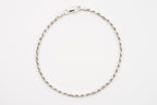 Rope Chain Bracelet 2mm