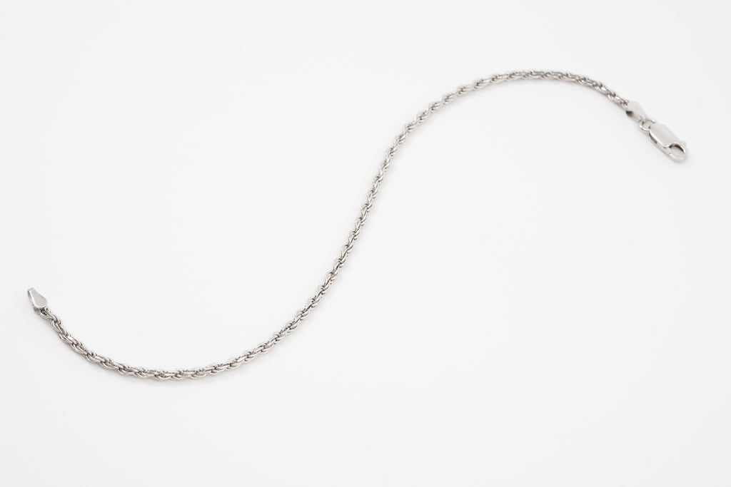 Rope Chain Bracelet 2mm