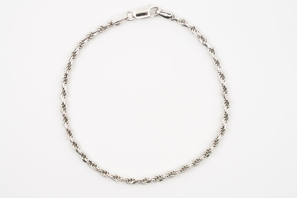 Rope Chain Bracelet 3mm