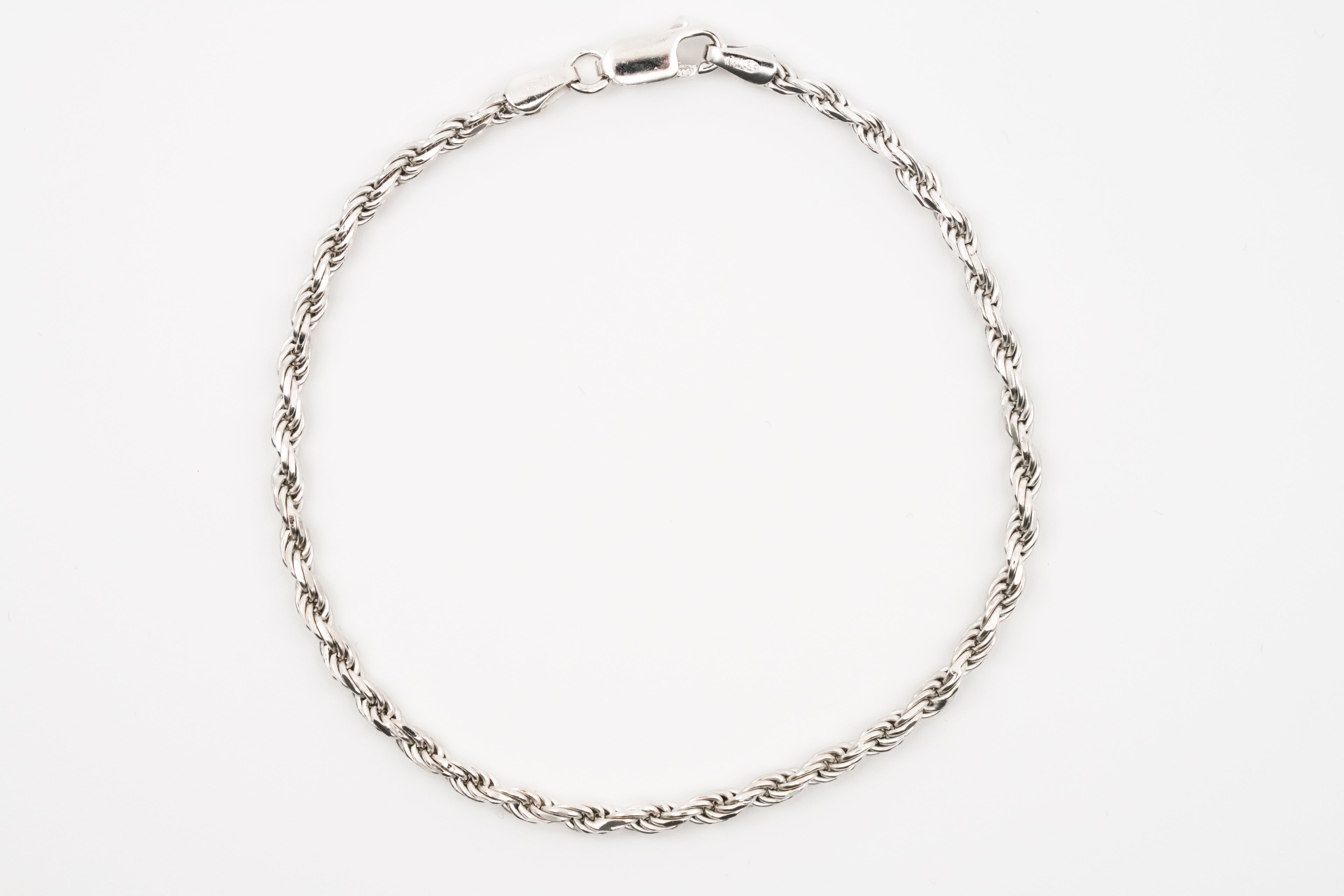 Rope Chain Bracelet 3mm