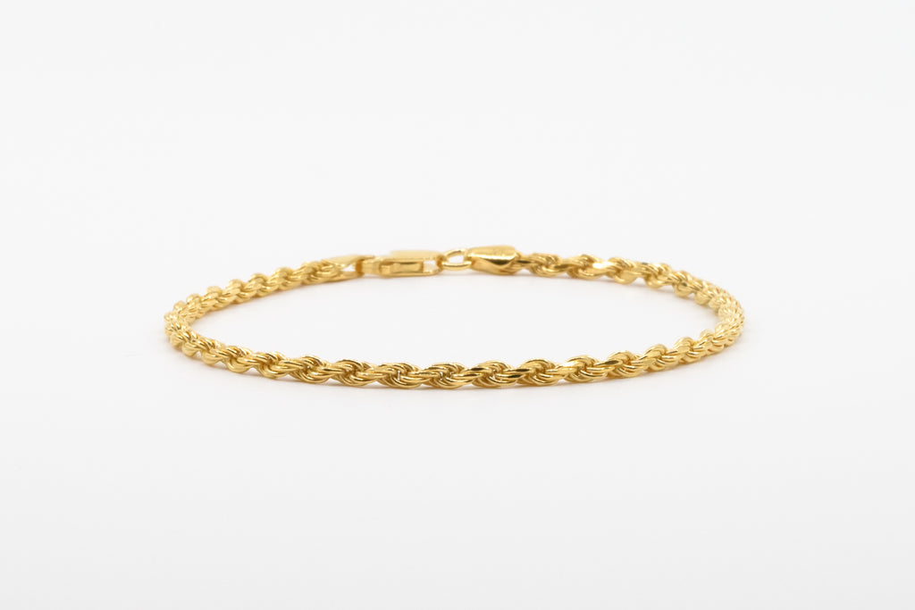 Rope Chain Bracelet 3mm