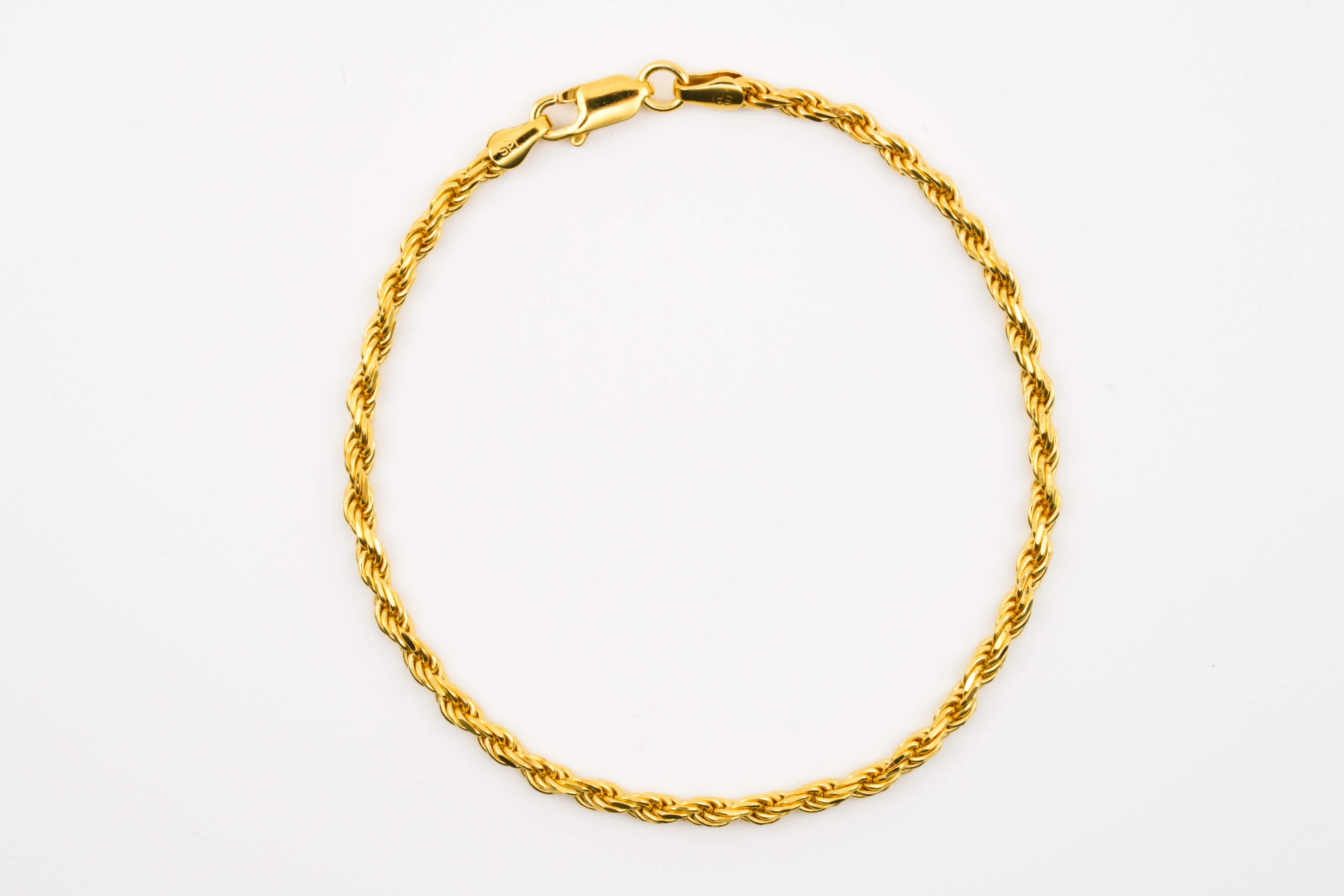 Rope Chain Bracelet 3mm