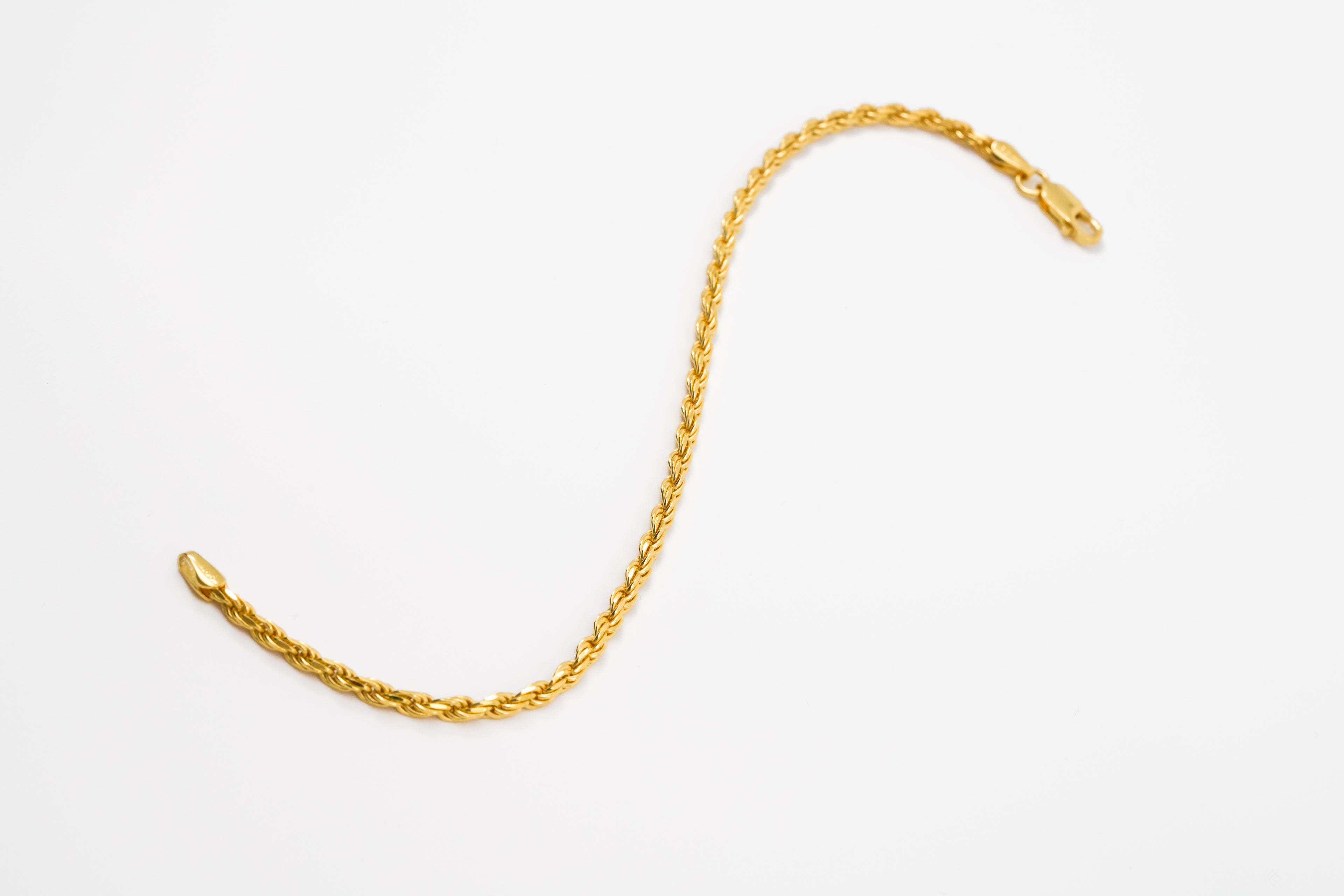 Rope Chain Bracelet 3mm